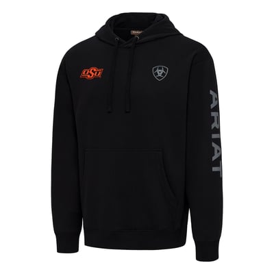  Oklahoma State Cowboys Ariat Logo Hoodie - Black