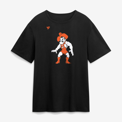 Oklahoma State Cowboys Wrestling Pete T-Shirt - Black