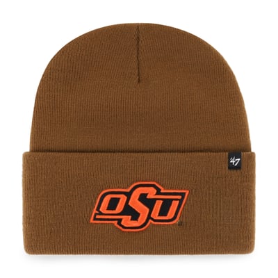 Oklahoma State Cowboys Carhartt x '47 Cuffed Knit Hat - Brown