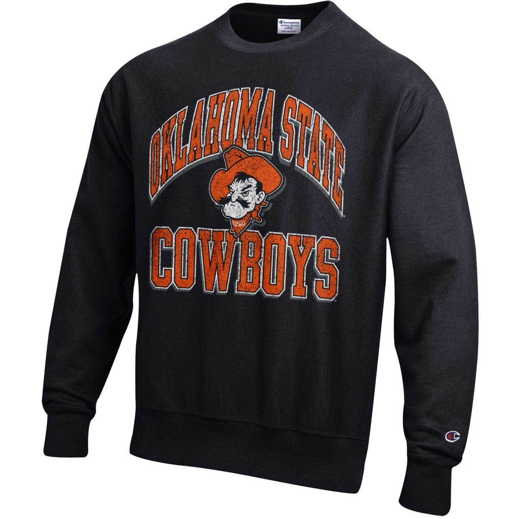 Oklahoma State Cowboys Champion Vault Late Night Reverse Weave Pullover Sweatshirt - Black