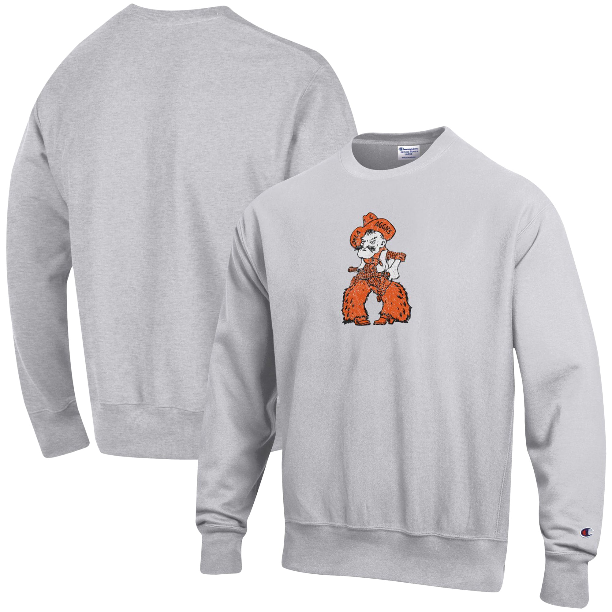Oklahoma State Cowboys Champion Vault Logo Reverse Weave Pullover 