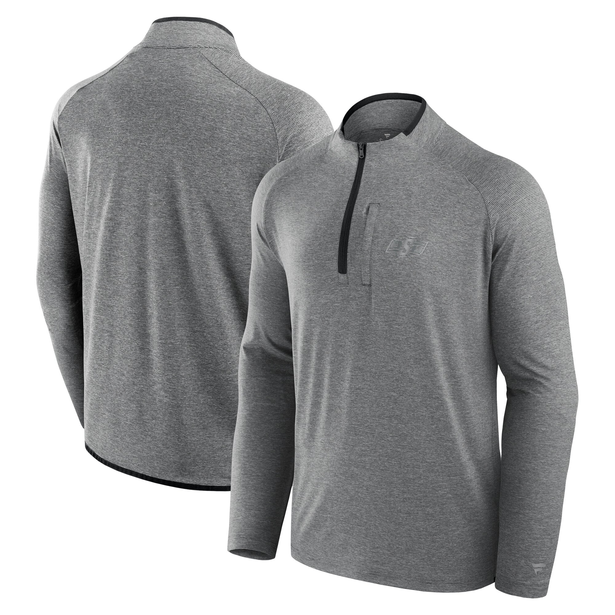 Oklahoma State Cowboys Fanatics Mock Neck Half-Zip Pullover Jacket - Black