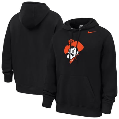 Oklahoma State Cowboys Nike Club Fleece Hoodie - Black