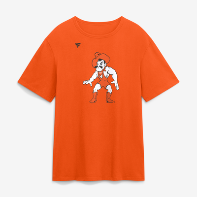 Oklahoma State Cowboys Wrestling Pete T-Shirt - Orange