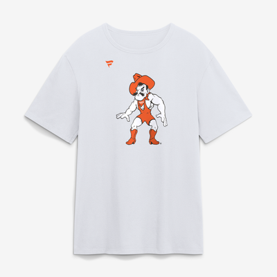 Oklahoma State Cowboys Wrestling Pete T-Shirt - White