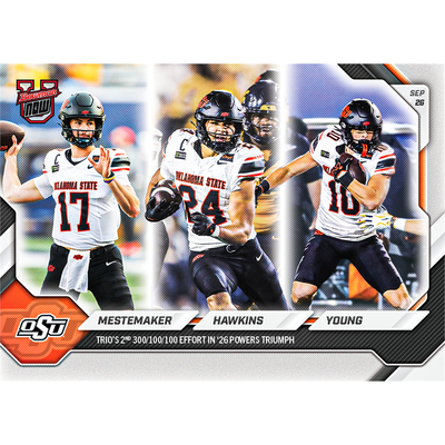 Mestemaker/Hawkins/Young - 2026-27 Bowman U NOW® Football - Card 14