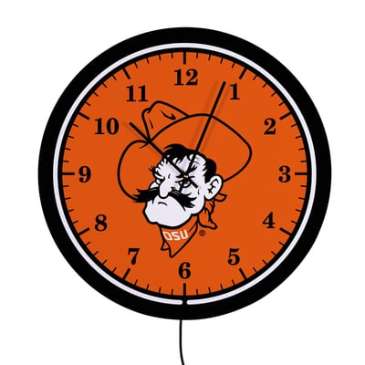 Oklahoma State Cowboys 18" Lighted Round LED Wall Clock