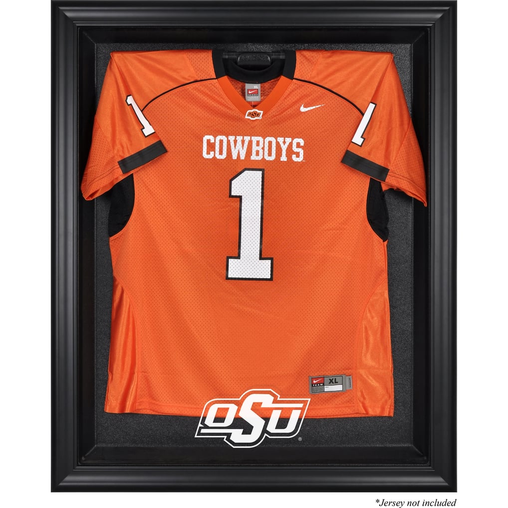Oklahoma State Cowboys Fanatics Authentic Black Framed Logo Jersey Display Case