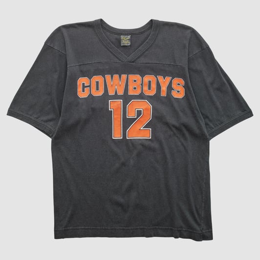 Oklahoma State Cowboys Fast Tracks 90s T-shirt - Black - M by Fanatics Real Vintage