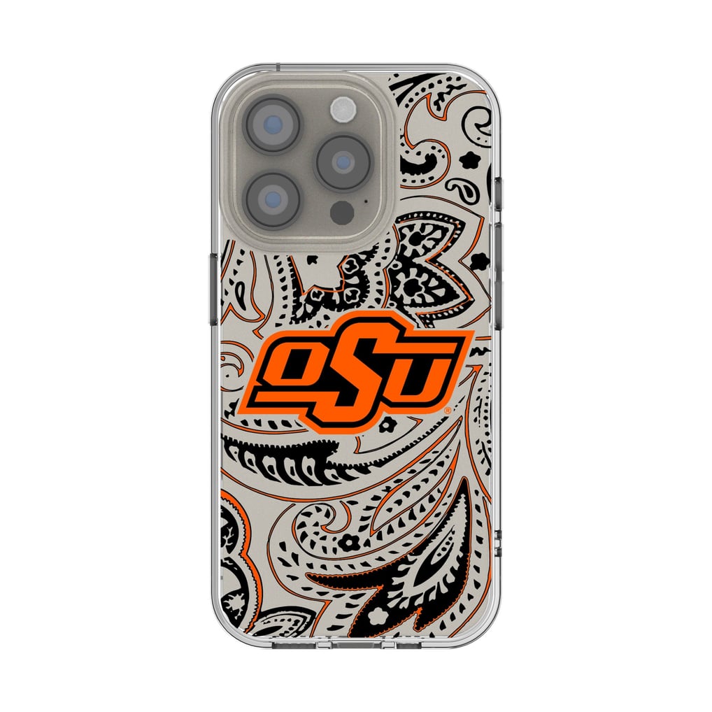 Oklahoma State Cowboys iPhone Paisley Design Clear Case