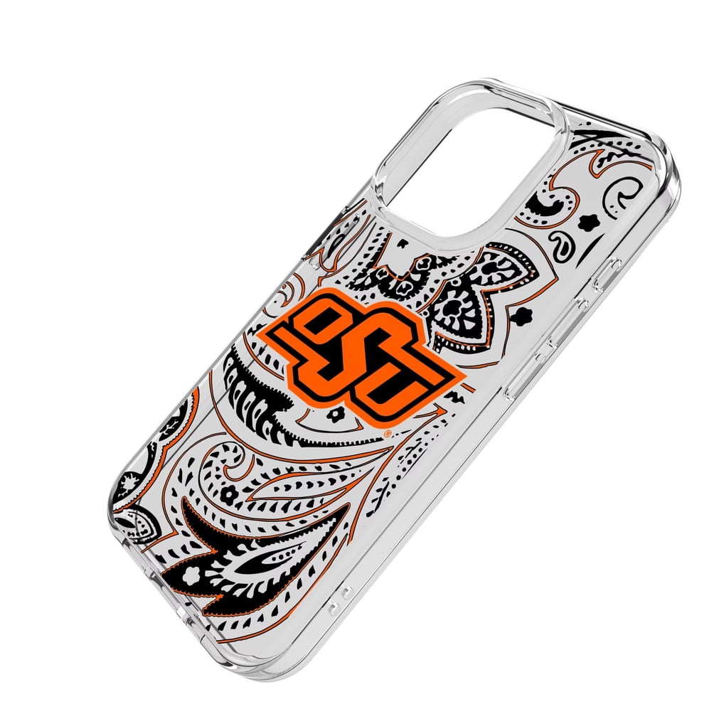 Oklahoma State Cowboys iPhone Paisley Design Clear Case