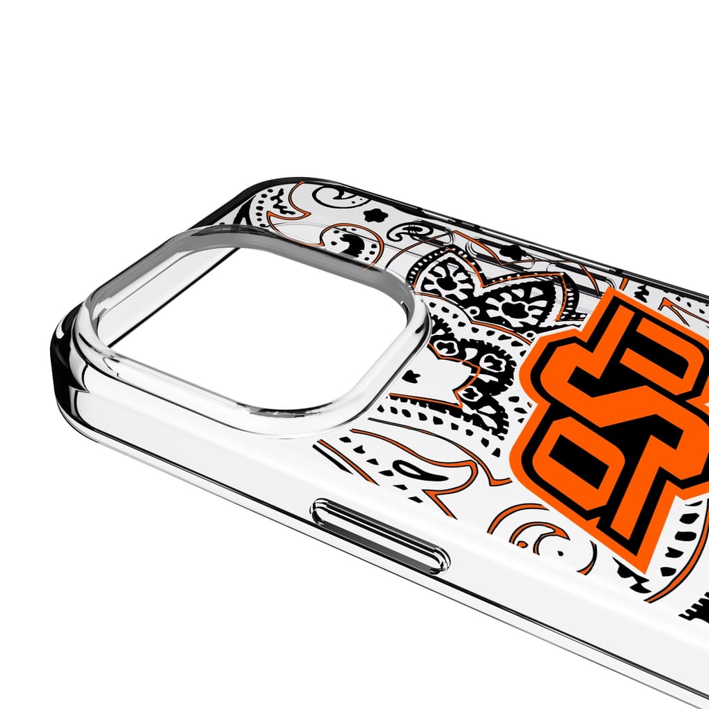 Oklahoma State Cowboys iPhone Paisley Design Clear Case