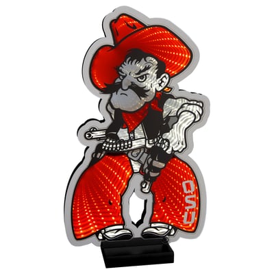 Oklahoma State Cowboys LED Infinity Logo Light