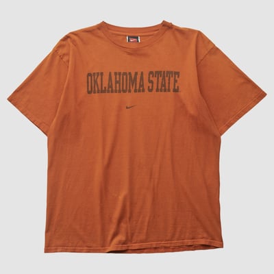 Oklahoma State Cowboys Nike 2000s T-shirt - Orange - M by Fanatics Real Vintage