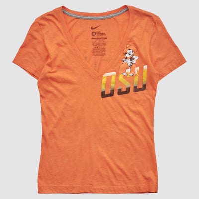 Oklahoma State Cowboys Nike 2010s T-shirt - Orange - M by Fanatics Real Vintage