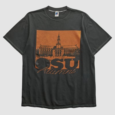 Oklahoma State Cowboys Russell 90s T-shirt - Black - S by Fanatics Real Vintage
