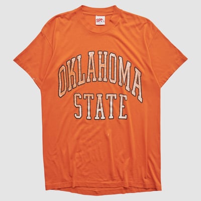Oklahoma State Cowboys Spa Sportswear 90s T-shirt - Orange - S by Fanatics Real Vintage