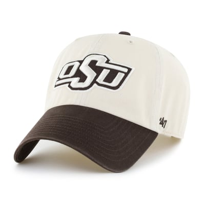 Oklahoma State Cowboys '47 Unisex Clean Up Adjustable Hat - Natural/Brown