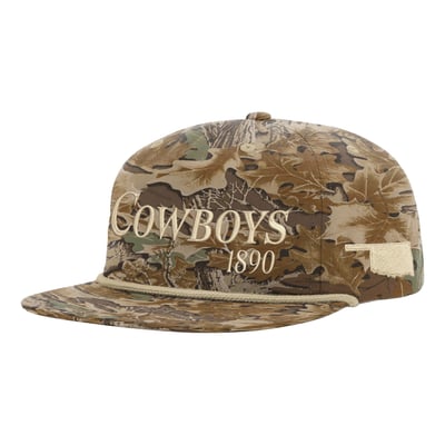Oklahoma State Cowboys Uscape Apparel Unisex Traditional Trail Golfer Adjustable Hat - Camo
