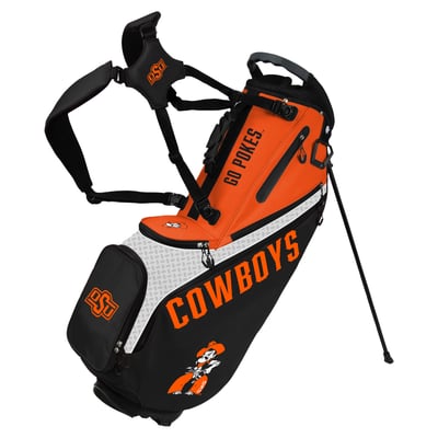Oklahoma State Cowboys WinCraft Back Nine Stand Golf Bag