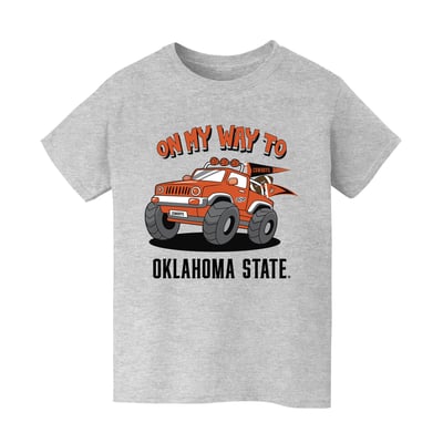 Oklahoma State Cowboys Vive La Fete Youth On My Way T-Shirt - Gray