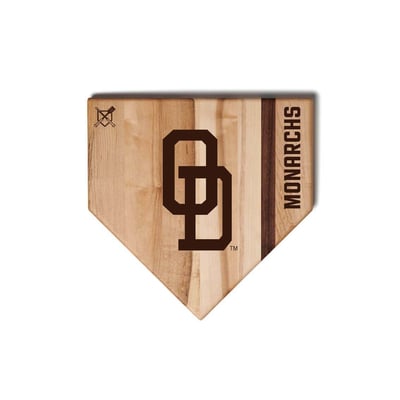 Old Dominion Monarchs Jardine Baseball BBQ 12" x 12" Home Plate Cutting Board