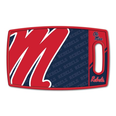 Ole Miss Rebels Fanpoint Logo Series Cutting Board