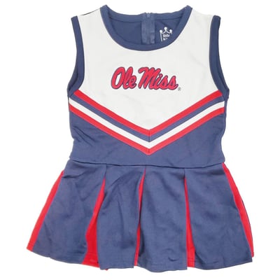  Little King Ole Miss Rebels Infant Navy Cheer Jumper