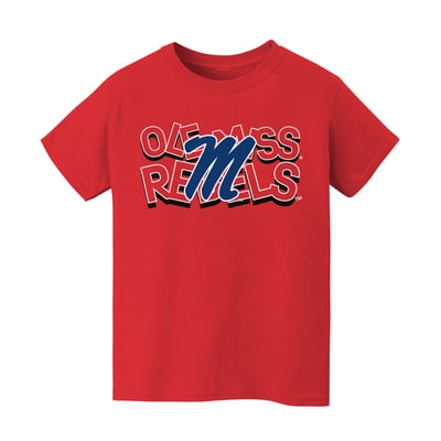 Ole Miss Rebels Vive La Fete Infant Mascot & Name T-Shirt - Red