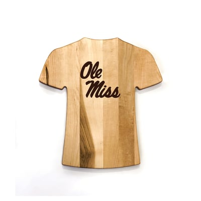 Ole Miss Rebels Jardine Baseball BBQ Jersey Style Cutting Board