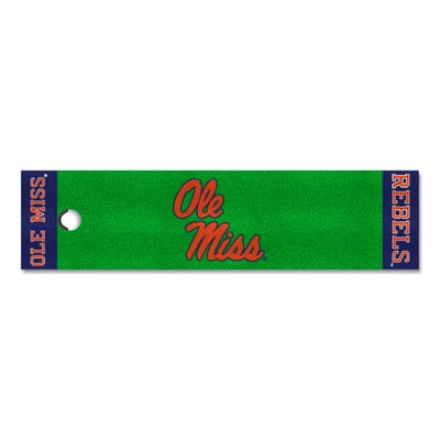 Ole Miss Rebels Logo Brands Putting Green Mat