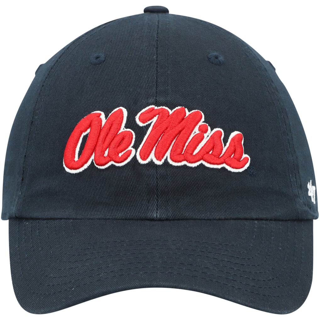 Ole Miss Rebels '47 Clean Up Adjustable Hat - Navy