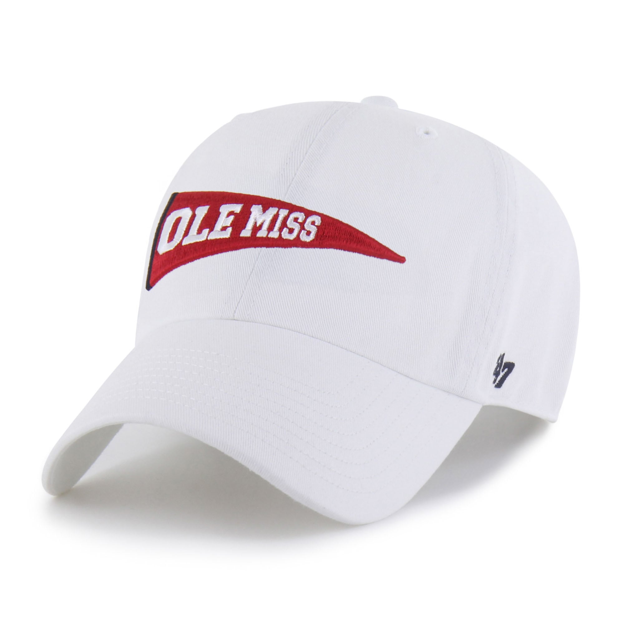 \'47 Clean Up Ole Miss Rebels White & Black Polka Dot Cap University of Mississippi : Ole Miss Rebels White Roscoe  main image 3