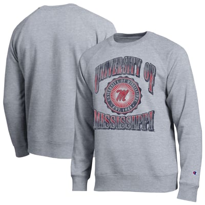 Ole Miss Rebels Champion All-Star Sweatshirt - Heather Gray