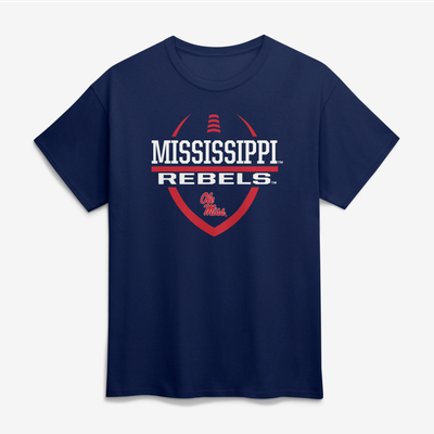 Ole Miss Rebels Football Fan T-Shirt - Navy