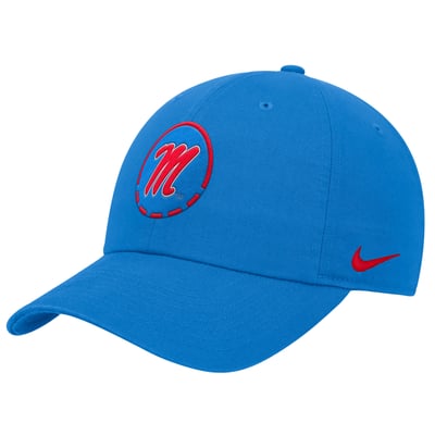  Ole Miss Rebels Nike Primetime Basketball Club Adjustable Hat - Blue