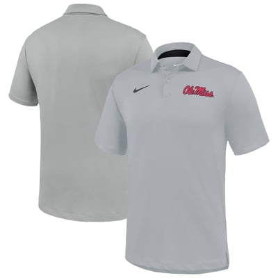 Ole Miss Rebels Nike Dri-FIT Tour Polo - Gray