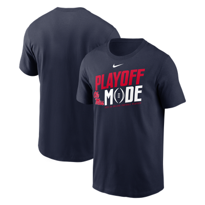  Ole Miss Rebels Nike 2025-26 College Football Playoff Pass Protection T-Shirt - Navy