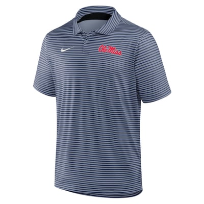 Ole Miss Rebels Nike Dri-FIT Tour Stripe Polo - Navy