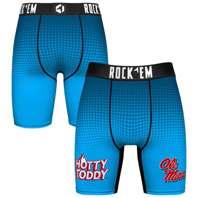  Ole Miss Rebels Rock Em Slogan Boxer Briefs - Red