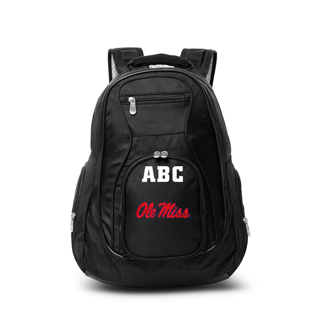 Ole Miss Rebels MOJO Personalized Premium Laptop Backpack - Black