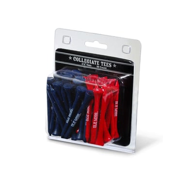 Ole Miss Rebels 50-Pack Golf Tee Set