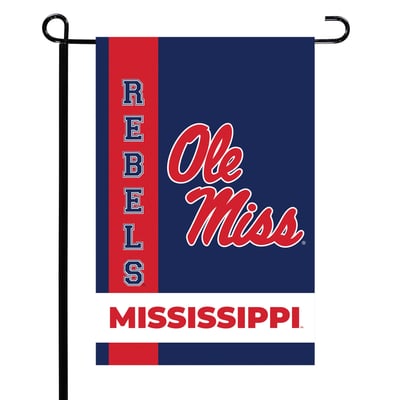 Ole Miss Rebels Team Garden Flag