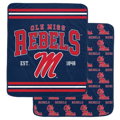 Ole Miss Rebels Pegasus Legacy Arch Double-Sided 60" x 70" Blanket