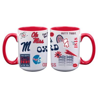Ole Miss Rebels The Memory Company Two-Piece 15oz. Loco Coffee Mug Set