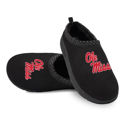 Ole Miss Rebels ISlide Unisex Primary Logo Mission Slipper - Black
