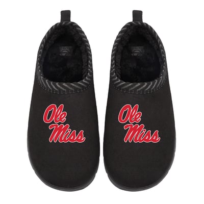 Ole Miss Rebels ISlide Unisex Primary Logo Mission Slipper - Black
