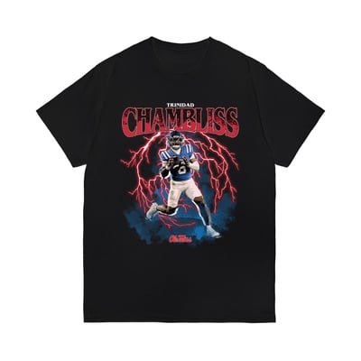 Trinidad Chambliss Ole Miss Rebels Unisex Graphic T-Shirt - Black