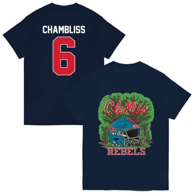 Trinidad Chambliss Ole Miss Rebels Unisex Vintage Football T-Shirt - Navy