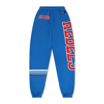 Ole Miss Rebels Aviator Nation Women's Tri-Blend Sweatpants - Blue